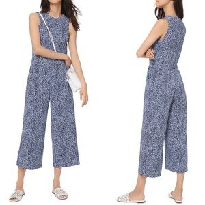 MICHAEL MICHAEL KORS
Belted Cropped Print Jumpsuit